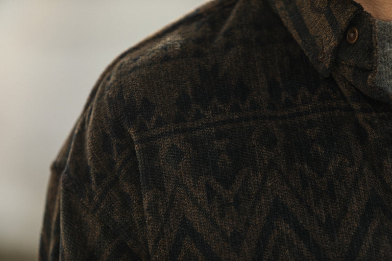 Surchemise Velours Japan Navajo Brown - New Modern Fit