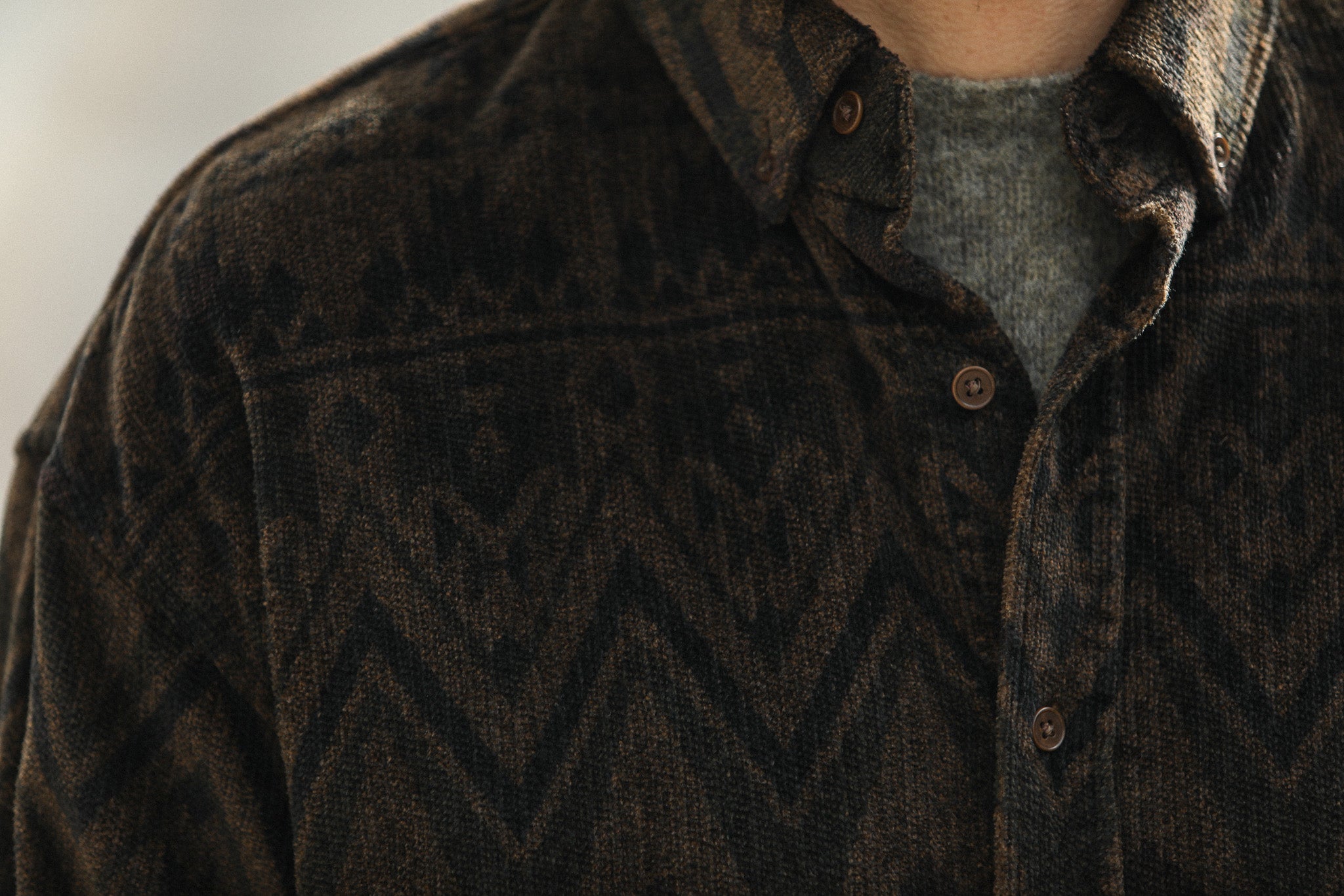 Surchemise Velours Japan Navajo Brown - New Modern Fit