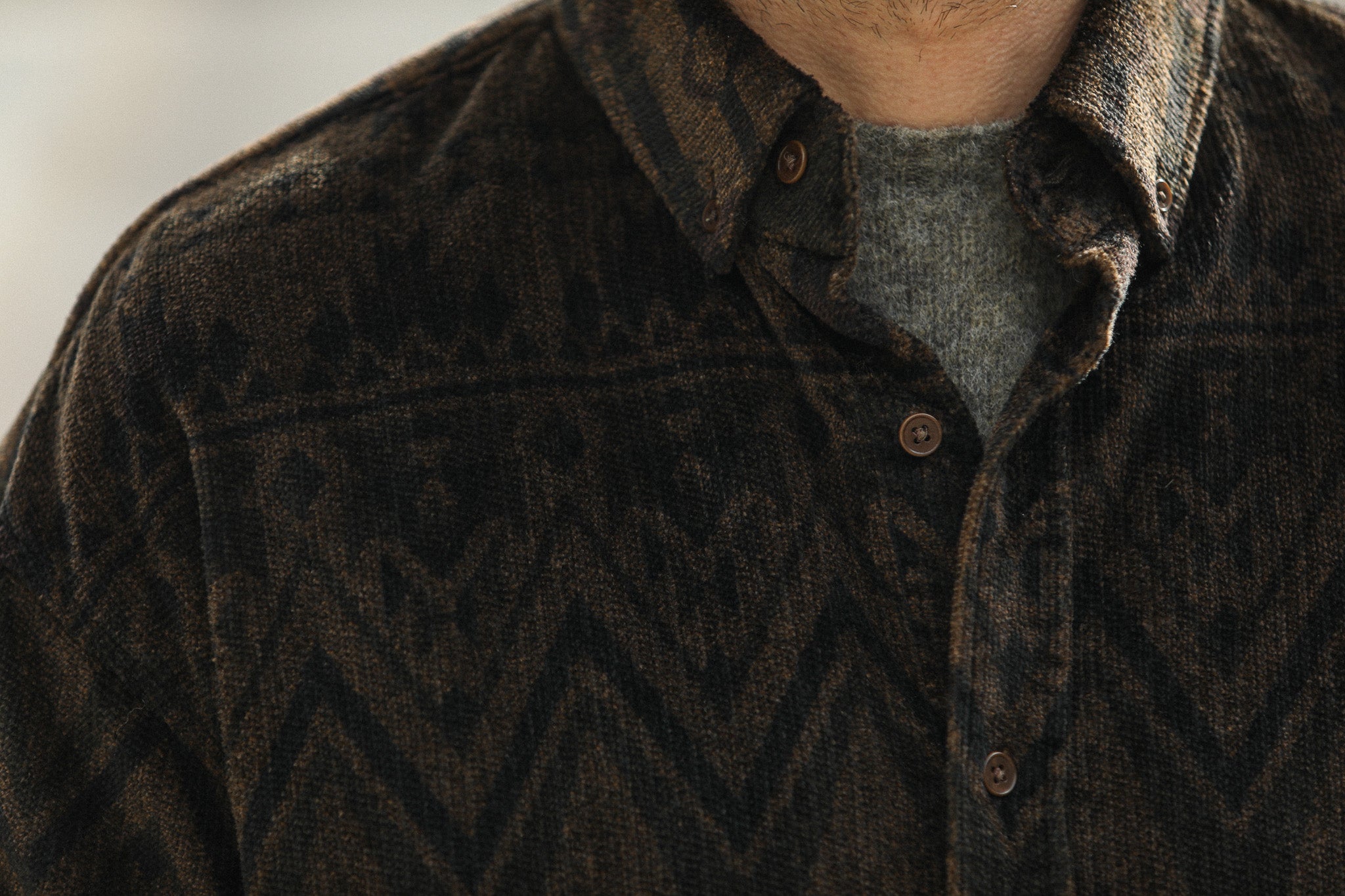 Surchemise Velours Japan Navajo Brown - New Modern Fit