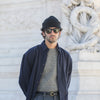 New - Chemise Flanelle Epaisse Navy - New Modern Fit