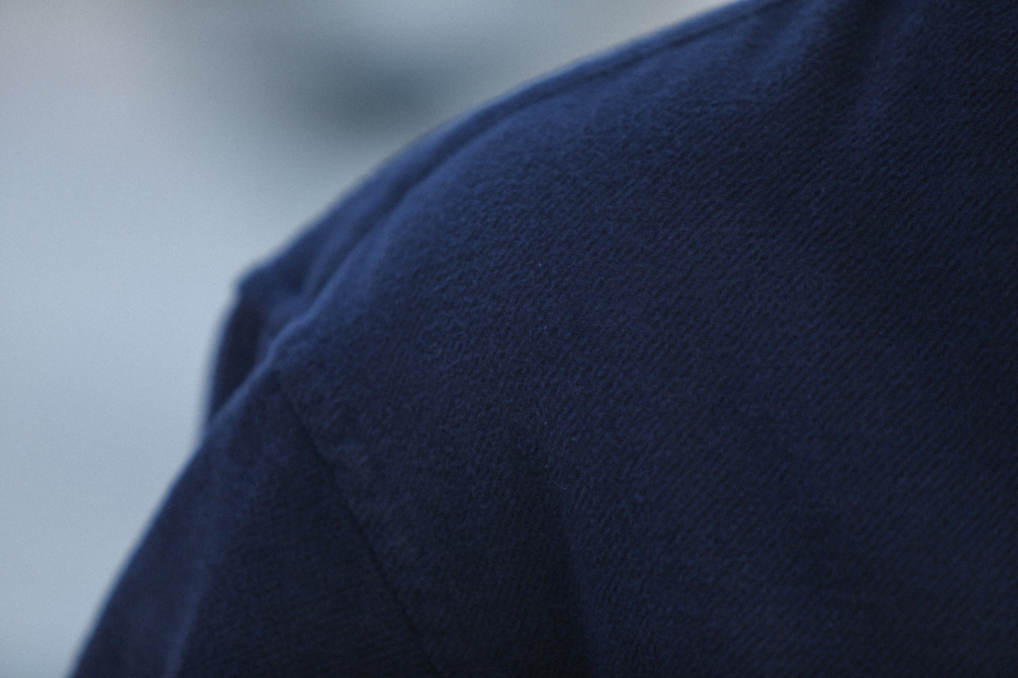 New - Chemise Flanelle Epaisse Navy - New Modern Fit