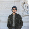 Surchemise Japan Velvet Paisley Khaki - New Modern Fit