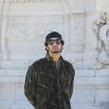 Surchemise Japan Velvet Paisley Khaki - New Modern Fit