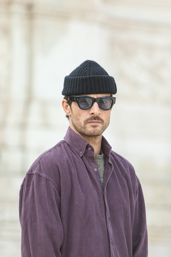 SOON - Surchemise Velours Violet - New Modern Fit