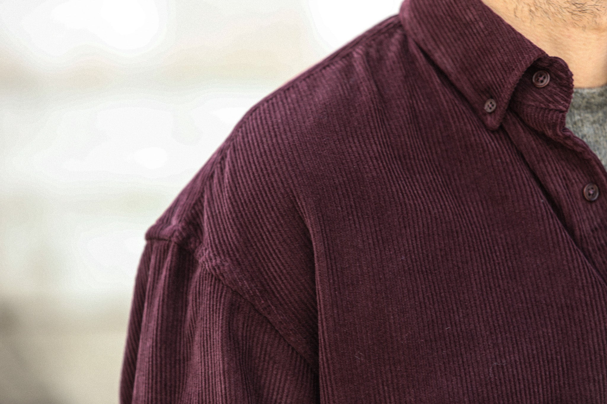 SOON - Surchemise Velours Purple - New Modern Fit