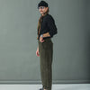 Military Pant Velours Khaki - Comfort Fit