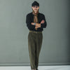 Military Pant Velours Khaki - Comfort Fit