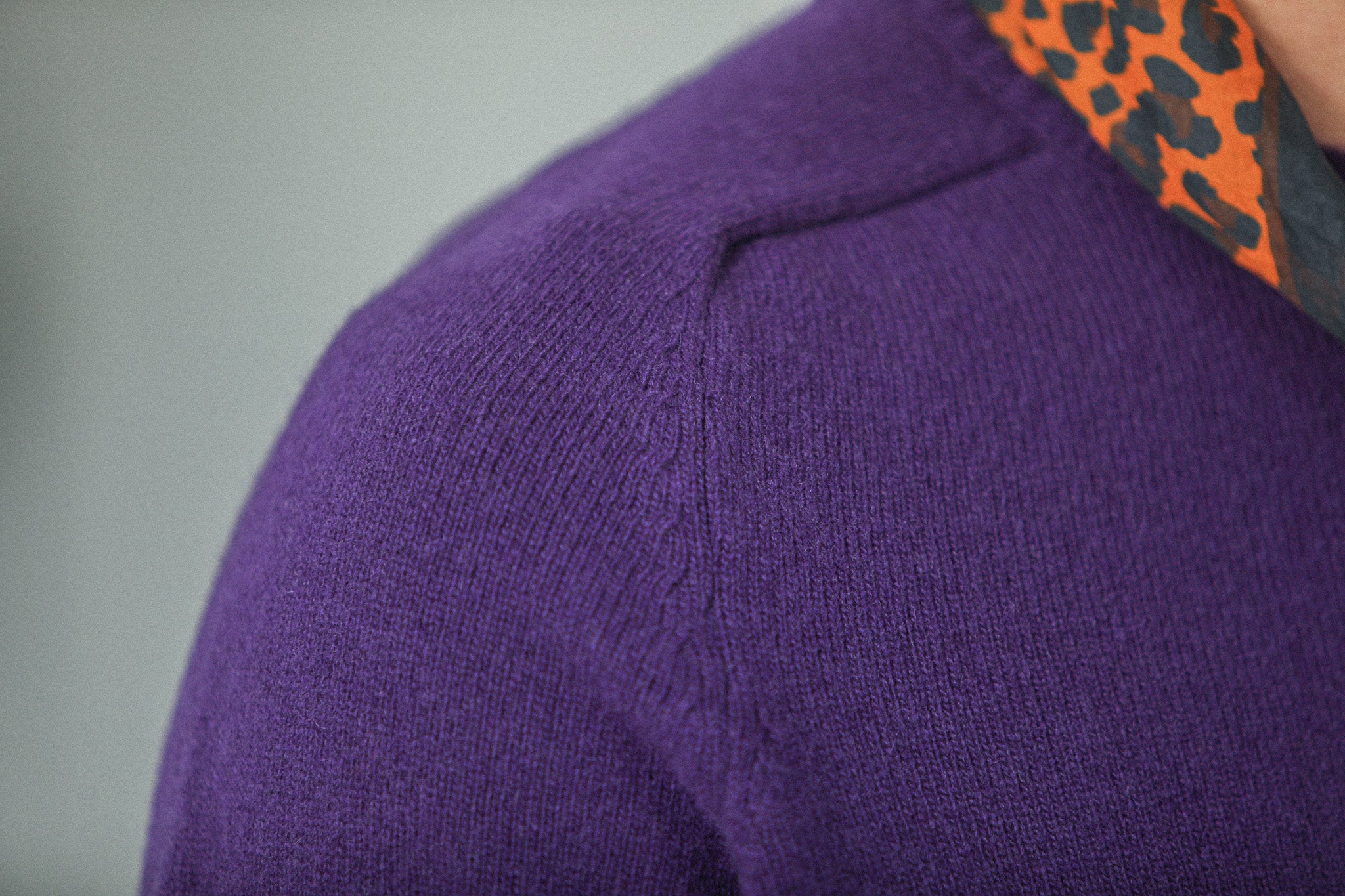 Pull Col Rond Lambswool Violet