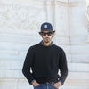 Pull Militaire Lambswool Noir