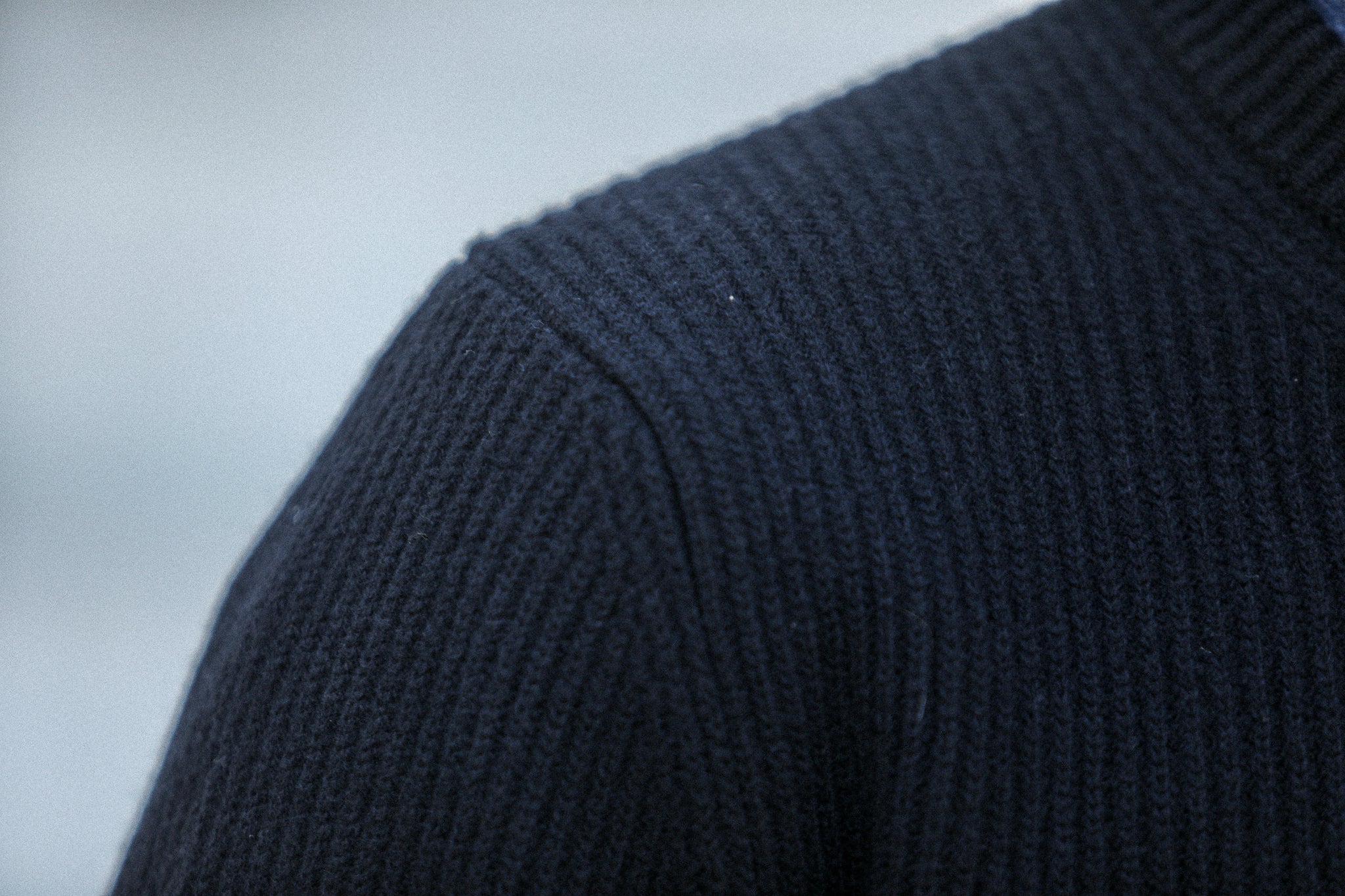 Pull Militaire Lambswool Noir