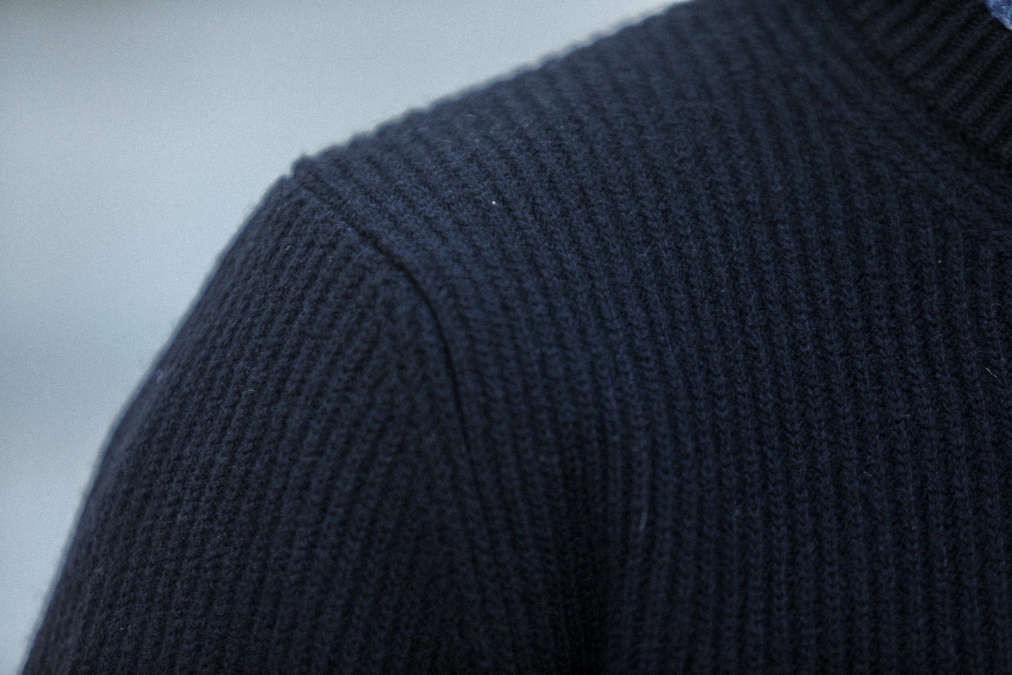 Pull Militaire Lambswool Noir