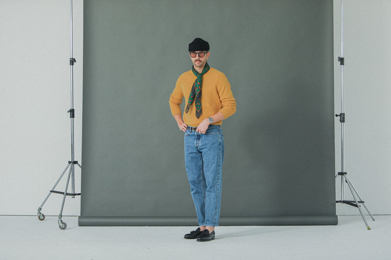 Pull Col Rond Lambswool Yellow