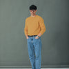 Pull Col Rond Lambswool Yellow