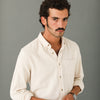 Chemise Flanelle Crème - Fit New Classic