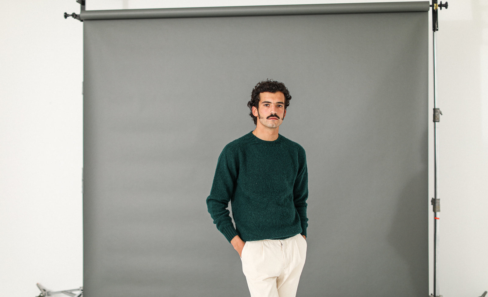 Pull JONELLE En Laine D'agneau - Vert Foncé à Motifs - Taille XL - Occasion En Très Bon état