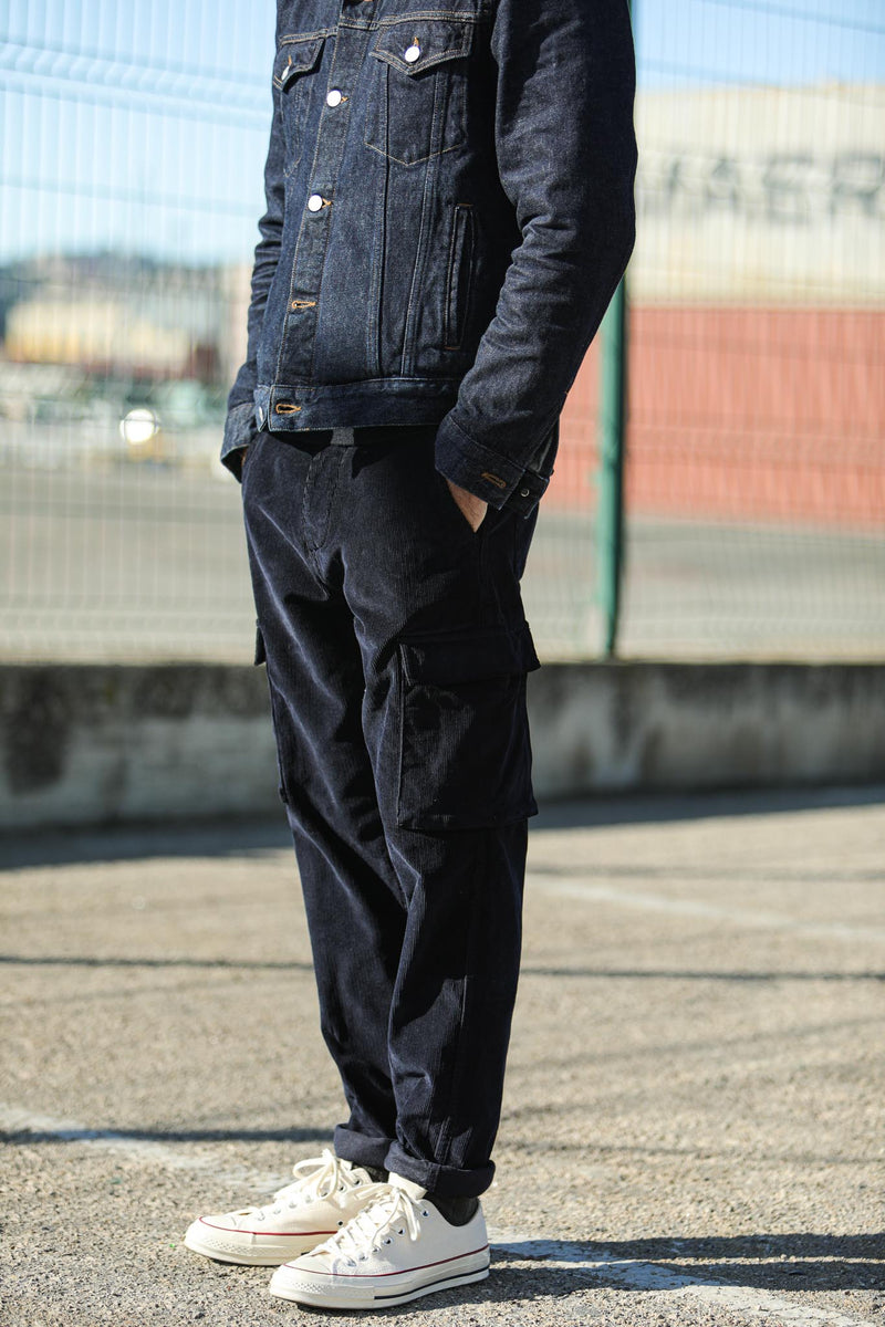 Cargo Pants Velours Marine