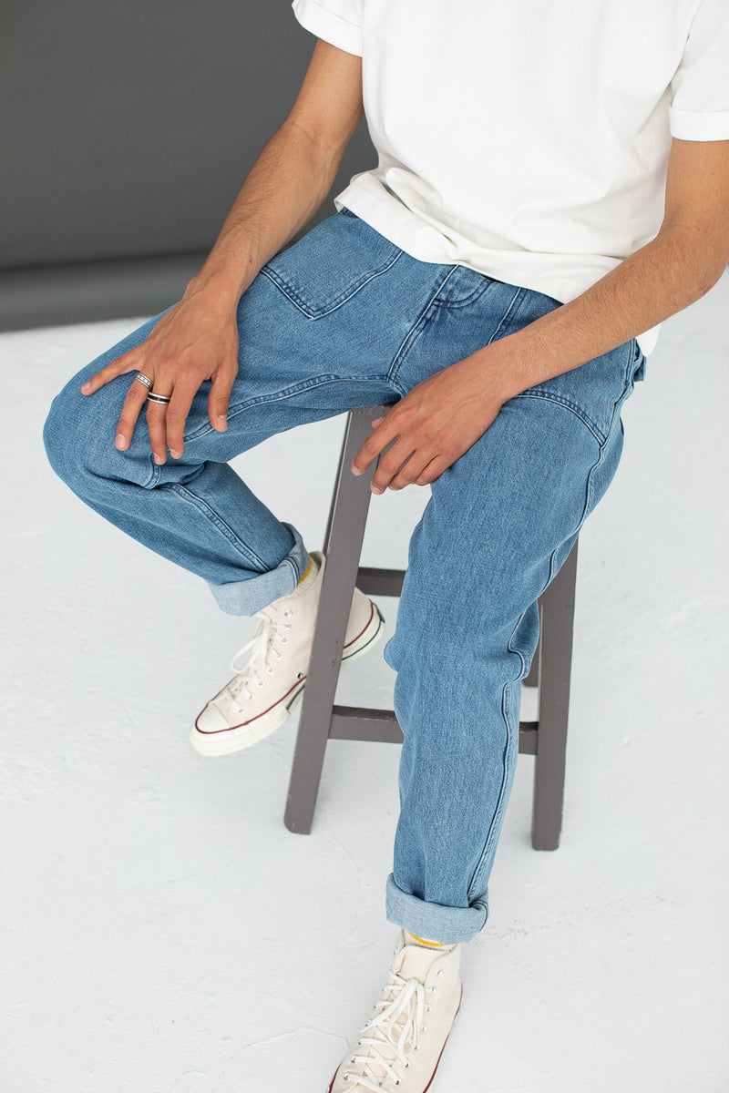 Fatigue Pants Denim Japonais Bleached