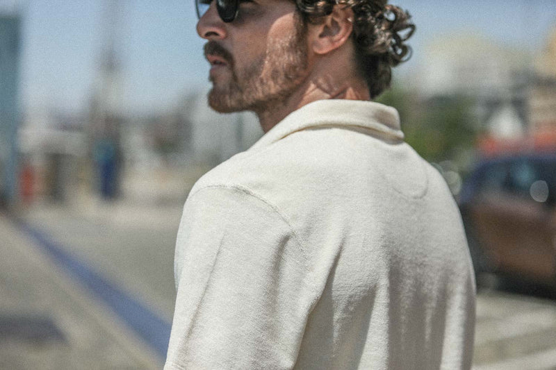 Polo Vintage Fleece Crème