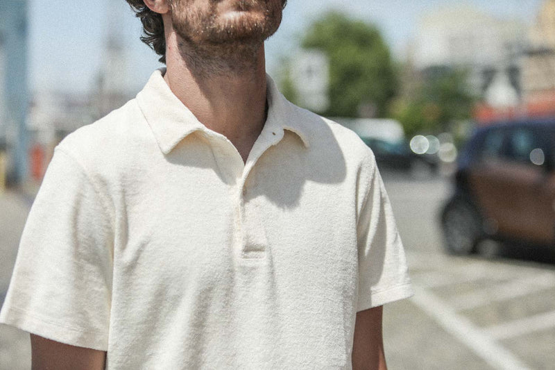 Polo Vintage Fleece Crème