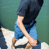 Cargo Short Ripstop Japonais Bleu